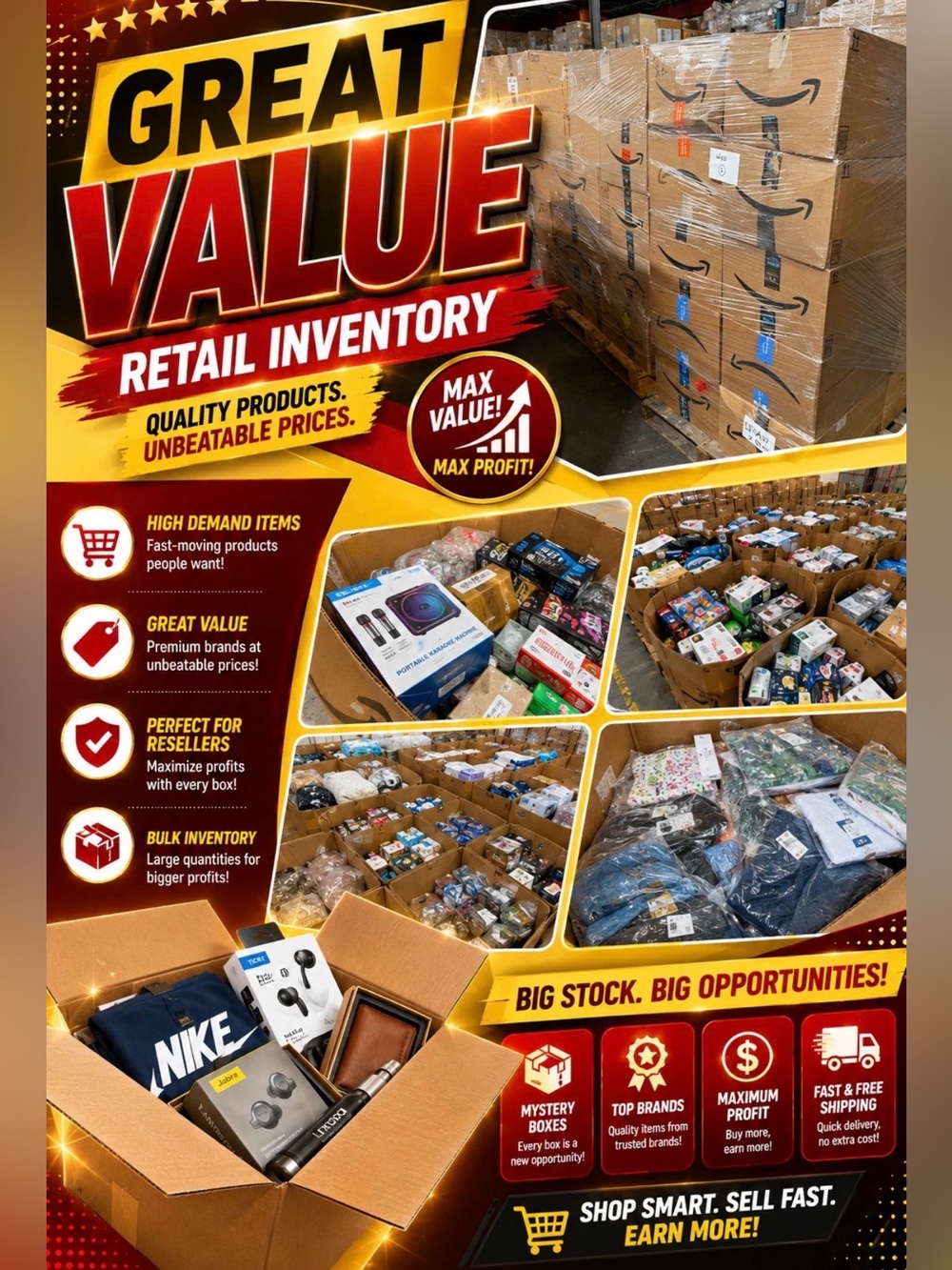 Retail Inventory Mystery Box - Mixed Goods